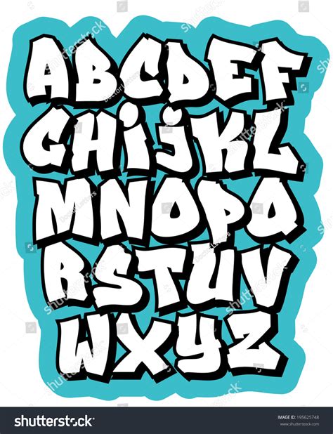 GRAFITI HURUF A Z：How to Easy Graffiti Letter 