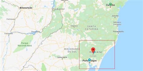 Gramado No Mapa