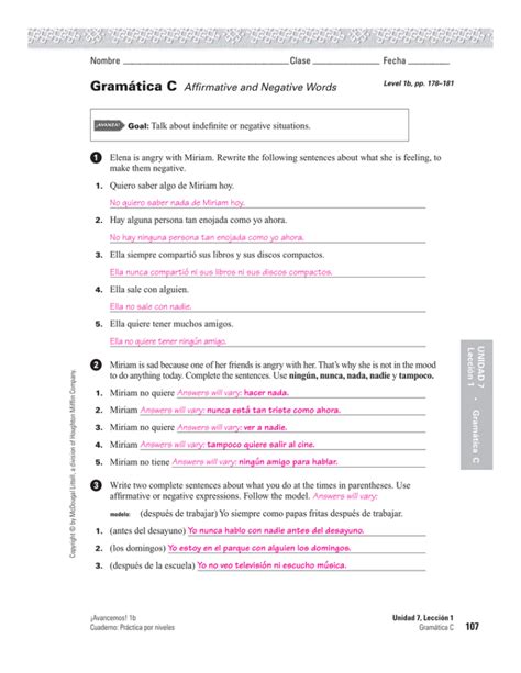 Gramatica C Level 2 Pp 203 207 Answers Kaviarore
