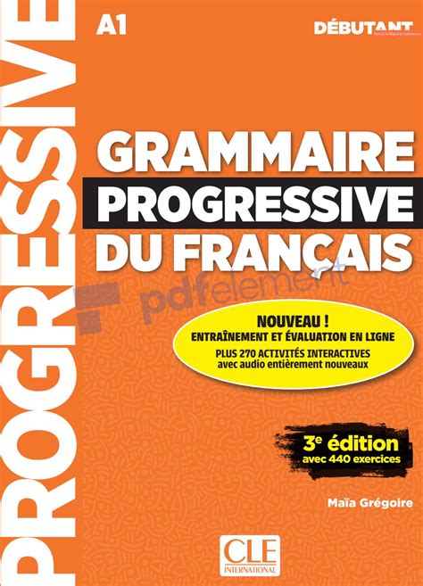 Full Download Grammaire Progressive Du Francais Niveau Debutant Pdf Gratuit 