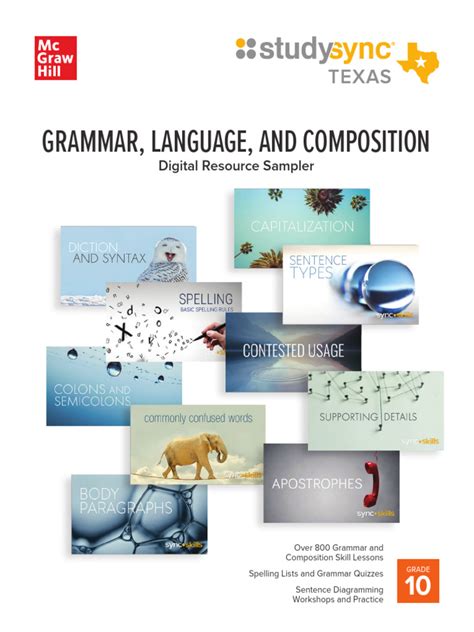 Grammar And Composition Grade 10