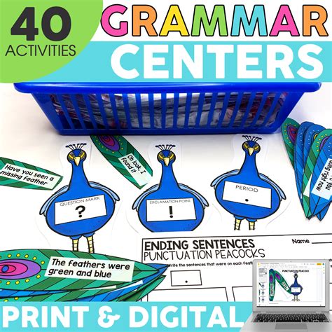 Grammar Center Activities For 2nd Grade Lucky Little 2nd Grade Center Ideas - 2nd Grade Center Ideas
