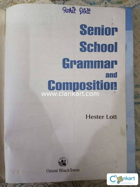 Grammar Composition For Senior School
