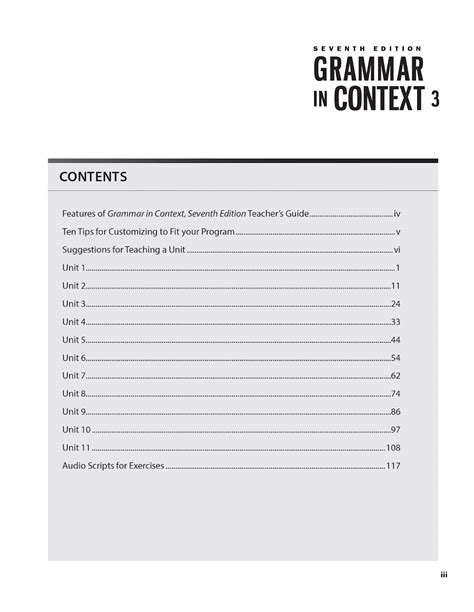 grammar in context 3 answer