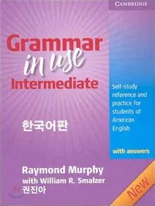 grammar in use intermediate with answers korean version 3rd edition