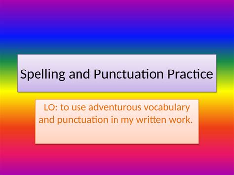 Read Grammar And Punctuation Scheme Of Work Linked To Current 