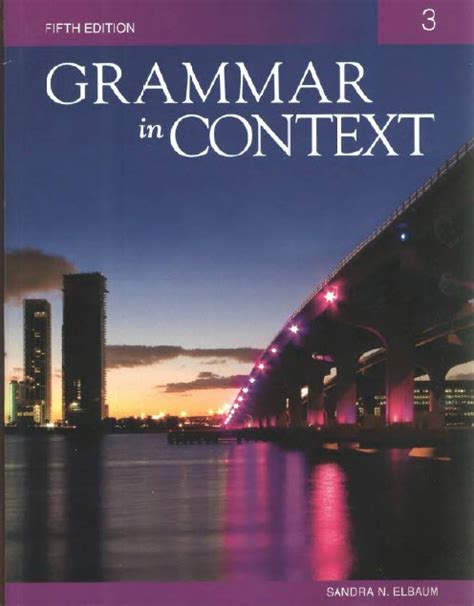 Full Download Grammar In Context 3 5Th Edition 