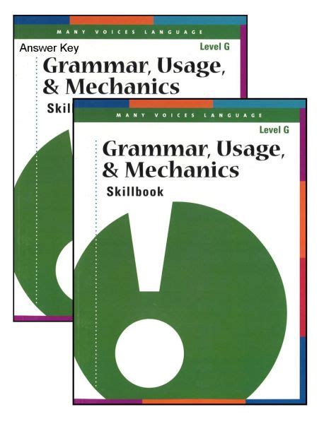 Full Download Grammar Usage And Mechanics Workbook Answer Key Grade 7 