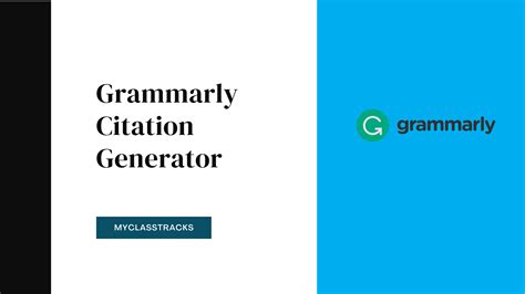 Grammarly Citation Generator