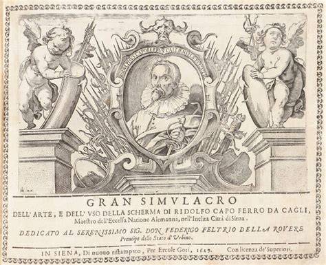 gran simulacro dell arte e dell uso della scherma