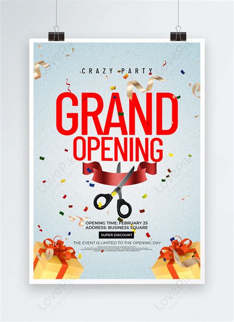 grand opening poster