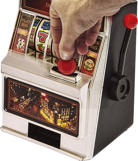 Grand Star Slot Machine Coin Bank Silver Black Red Sm 31200 - Zoom Slot