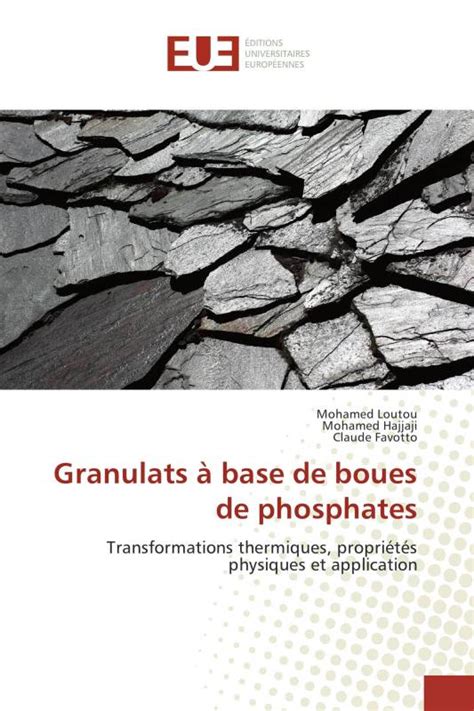 granulats a base de boues de phosphates