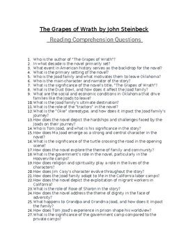 Read Online Grapes Of Wrath Quiz Questions And Answers 