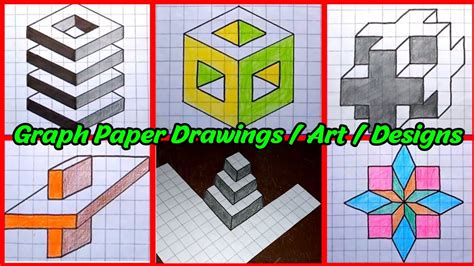 Graph Paper Art Designs Illusions Drawings For Beginners Graph Paper Drawings Easy - Graph Paper Drawings Easy