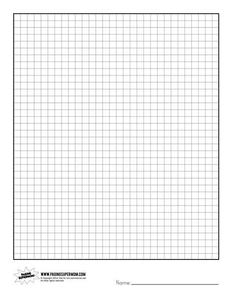 Graph Paper Template 11x17 Tabloid Printable Pdf Easy Graph Paper Art - Easy Graph Paper Art