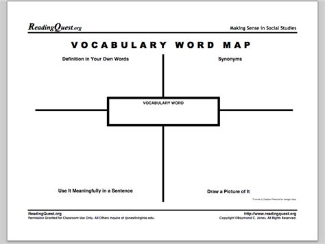Graphic Organizer For Vocabulary Words Teaching Resources Tpt Graphic Organizer For Vocabulary Words - Graphic Organizer For Vocabulary Words
