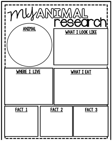 Graphic Organizer Templates For Animal Research 3rd Grade Research Paper Graphic Organizer - 3rd Grade Research Paper Graphic Organizer