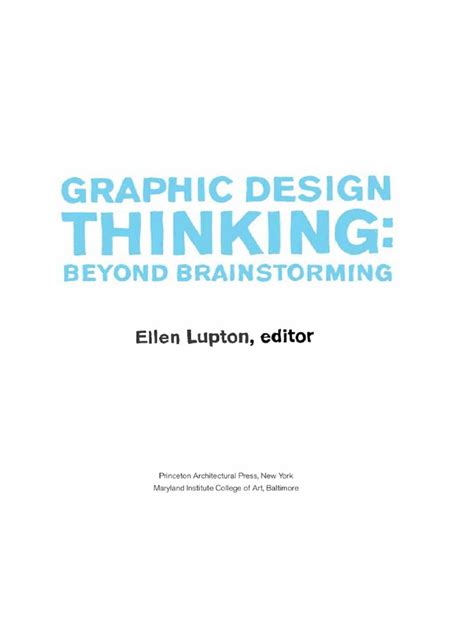 Full Download Graphic Design Thinking Ellen Lupton 