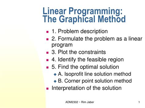 Read Graphical Solution Of Linear Programming Problems Ppt 