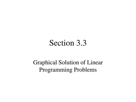 Read Graphical Solution Of Linear Programming Problems Ppt 