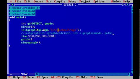 Graphics Program In C