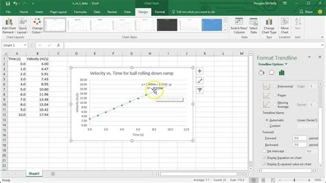 Graphing Science Problems With Excel Science Graphing Activity - Science Graphing Activity