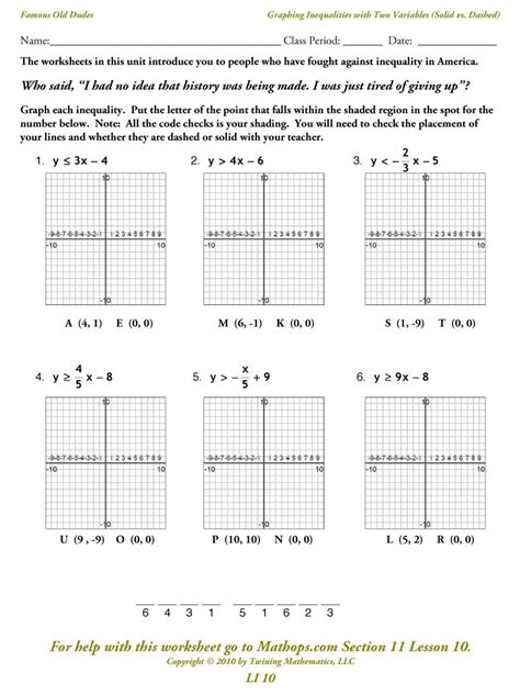 Graphing Systems Of Inequalities Worksheets Graphing One Variable Inequalities Worksheet - Graphing One Variable Inequalities Worksheet