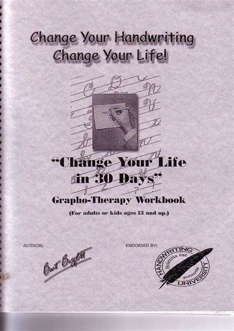 Grapho Therapy Workbook Pdf