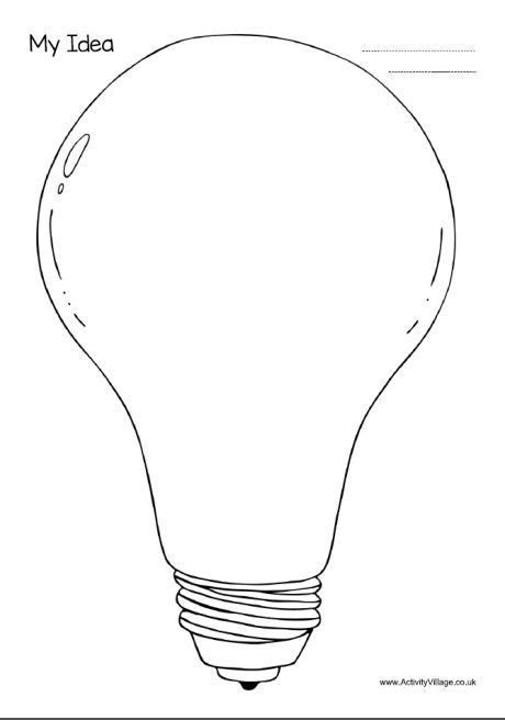 Graphs Of Circles Worksheets Light Bulb Worksheet - Light Bulb Worksheet