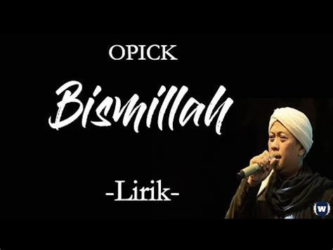 gratis lagu bismillah opick