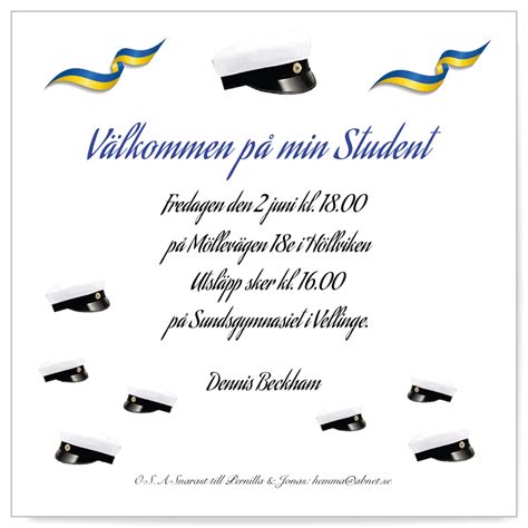 gratis mall inbjudan student