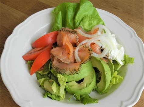 gravad lax avokado