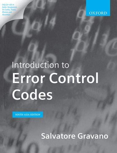 Download Gravano For Error Control Coding Buk 