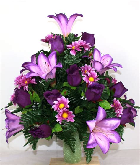 Grave Urn Flowers Etsy Flowers For Funeral Urn - Flowers For Funeral Urn