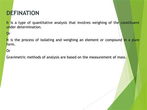 Gravimetric Analysis Definition