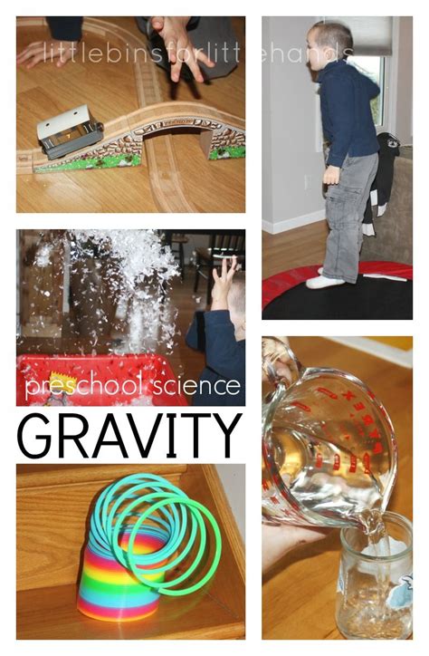 Gravity Activities For Preschoolers Little Bins For Little Science Experiment For Preschoolers - Science Experiment For Preschoolers