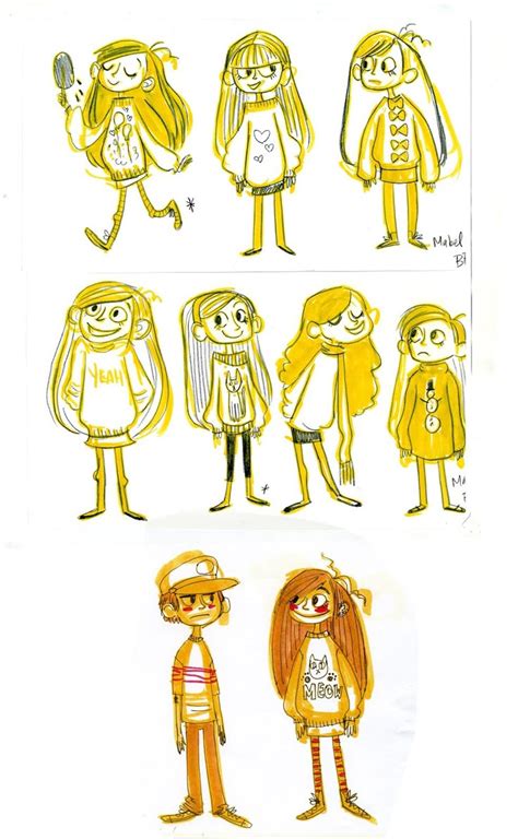 gravity falls character design Google Search