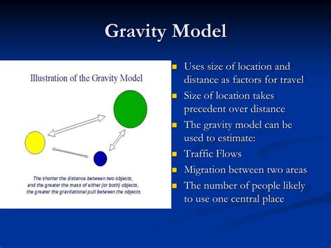 gravity model