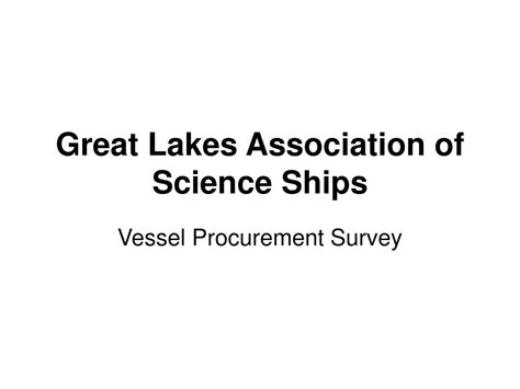 Great Lakes Association Of Science Ships Science Boats - Science Boats