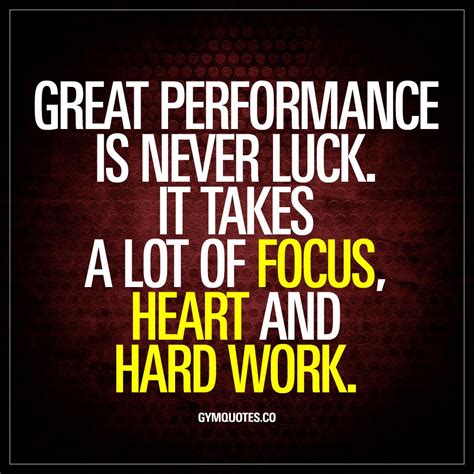Great Performance Quotes