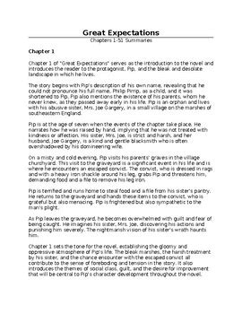 Read Online Great Expectations Chapter Summaries 