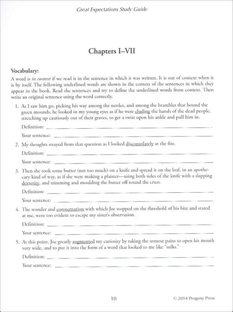 Download Great Expectations Study Guide Answers Mcgraw 