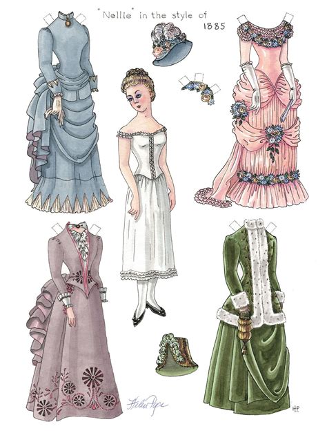 Download Great Fashion Designs Of The Victorian Era Paper Dolls In Full Color Dover Victorian Paper Dolls 