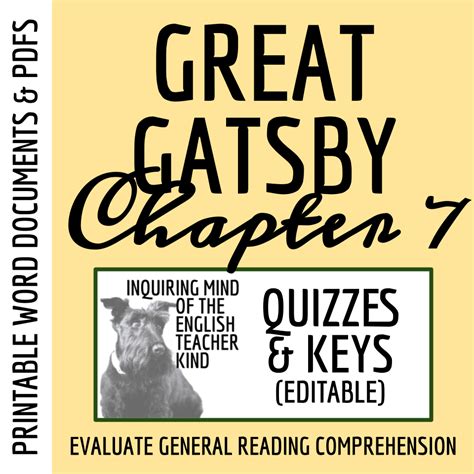 Read Online Great Gatsby Chapter 7 Quiz 