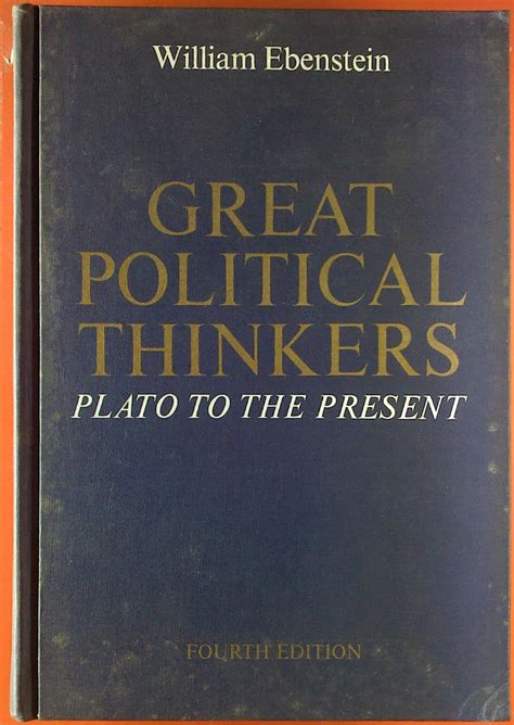 Read Great Political Thinkers From Plato To The Present 