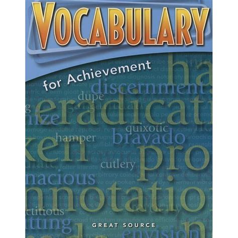 Download Great Source Vocabulary Achievement Student 