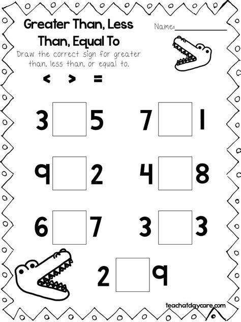 Greater Than Less Than Lessons For First Grade Greater Than First Grade Worksheet - Greater Than First Grade Worksheet