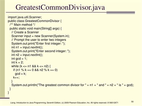 Greatest Common Divisor Java