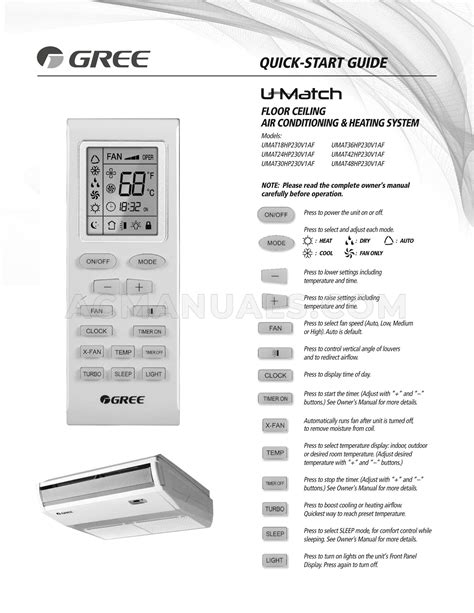 Gree Mini Split Manual